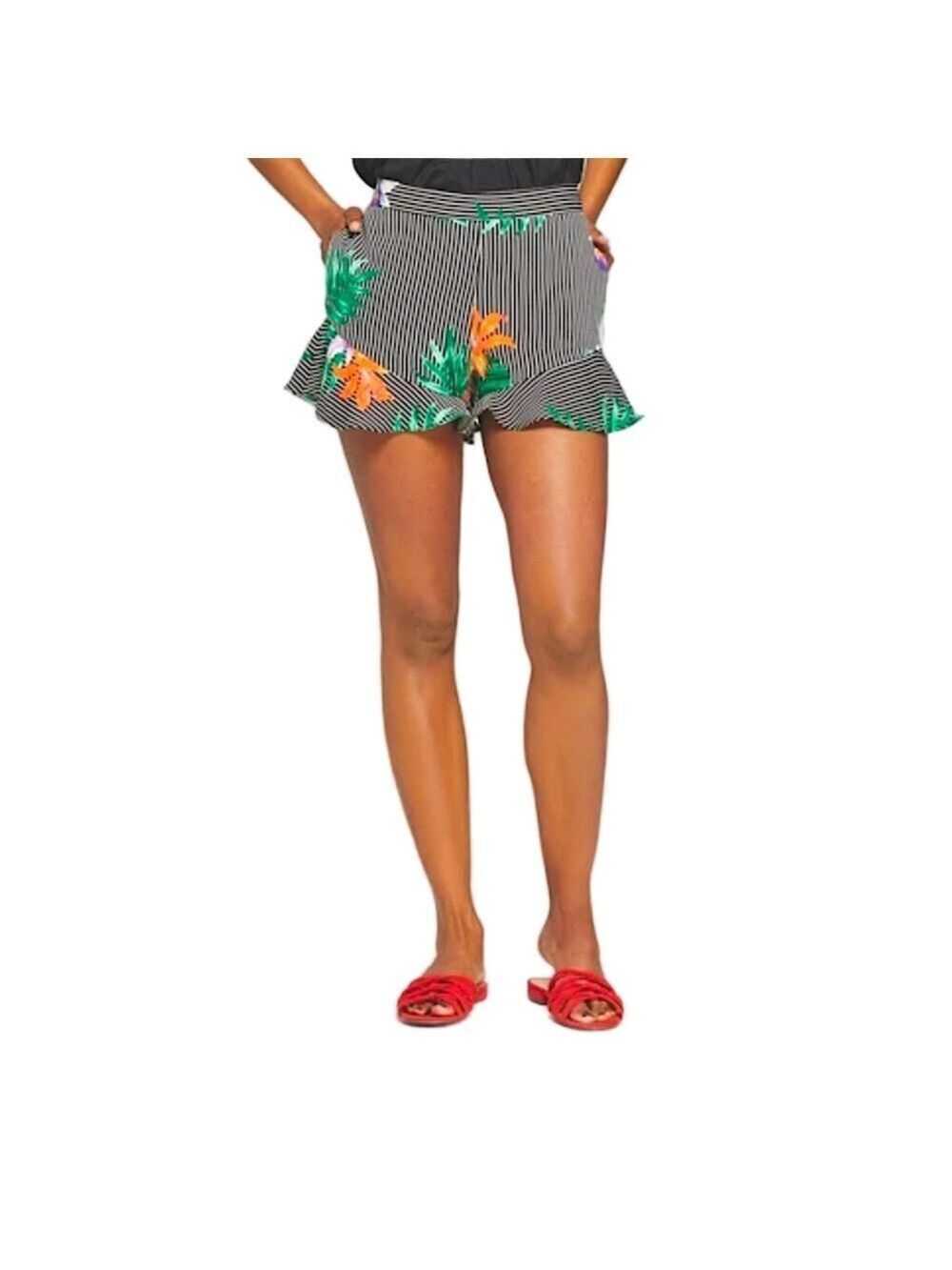 ☀️ WHO WHAT WEAR {Anthro} Ruffle Hem Shorts